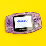 Load image into Gallery viewer, Modded Game Boy Advance W/ IPS V5 Screen (All Clear Purple)
