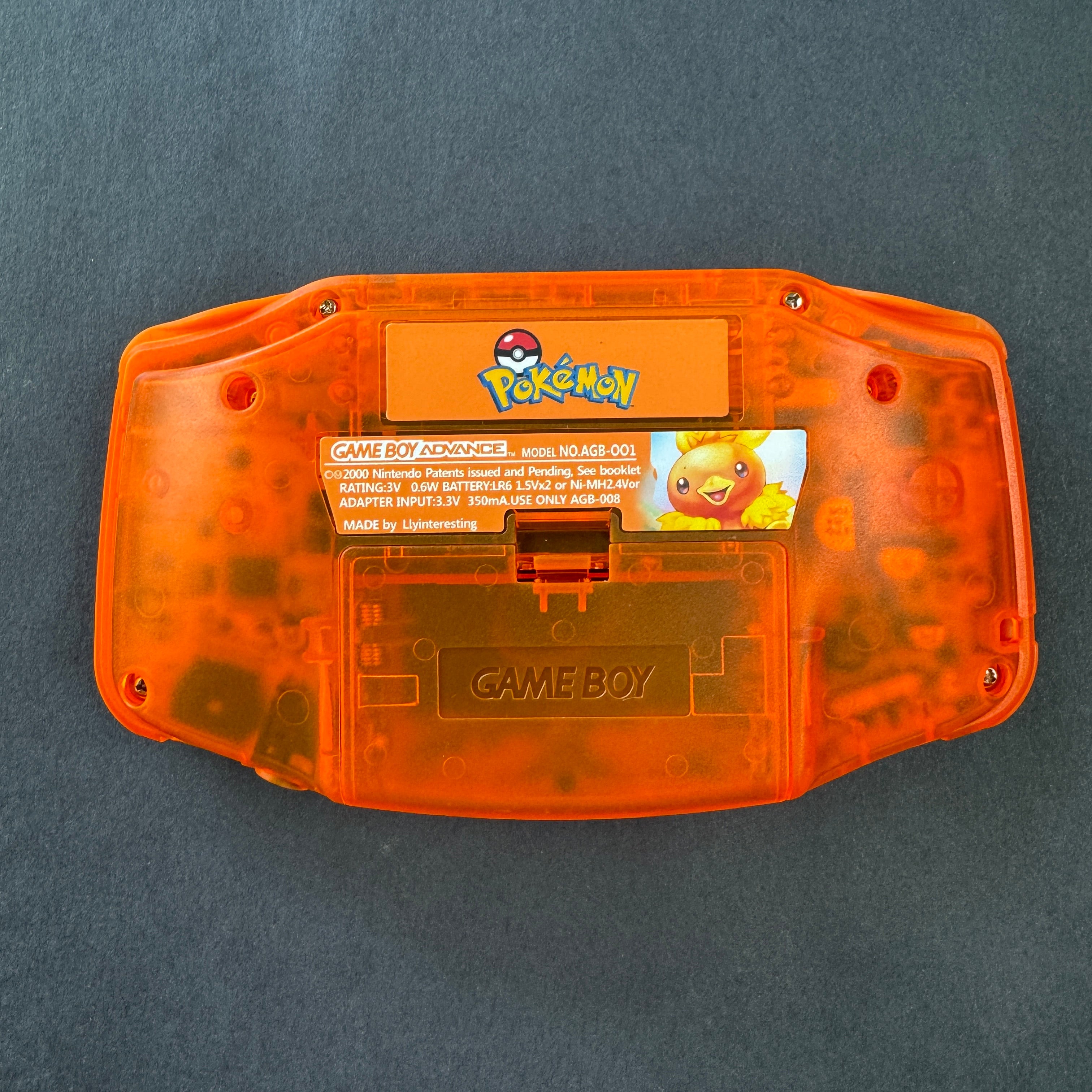 Modded Game Boy Advance W/ IPS V2 Screen (Torchic)