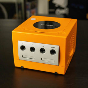 Spice Orange Modded GameCube (New Shell DOL-001)