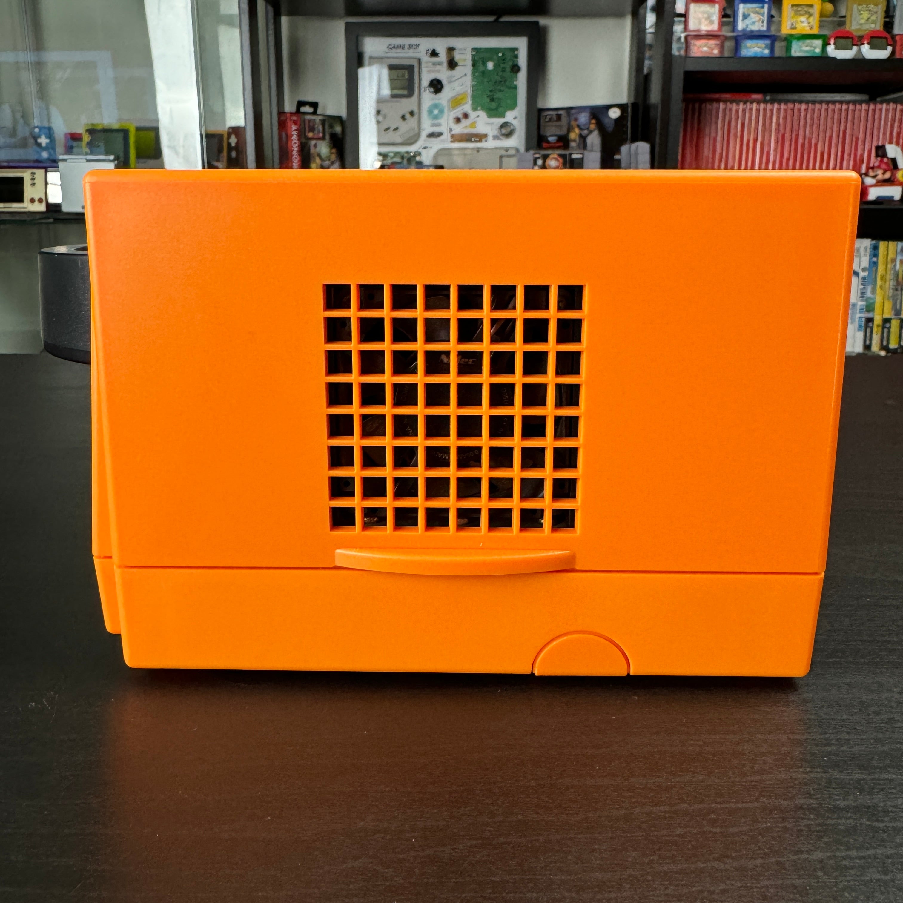 Spice Orange Modded GameCube (New Shell DOL-001)