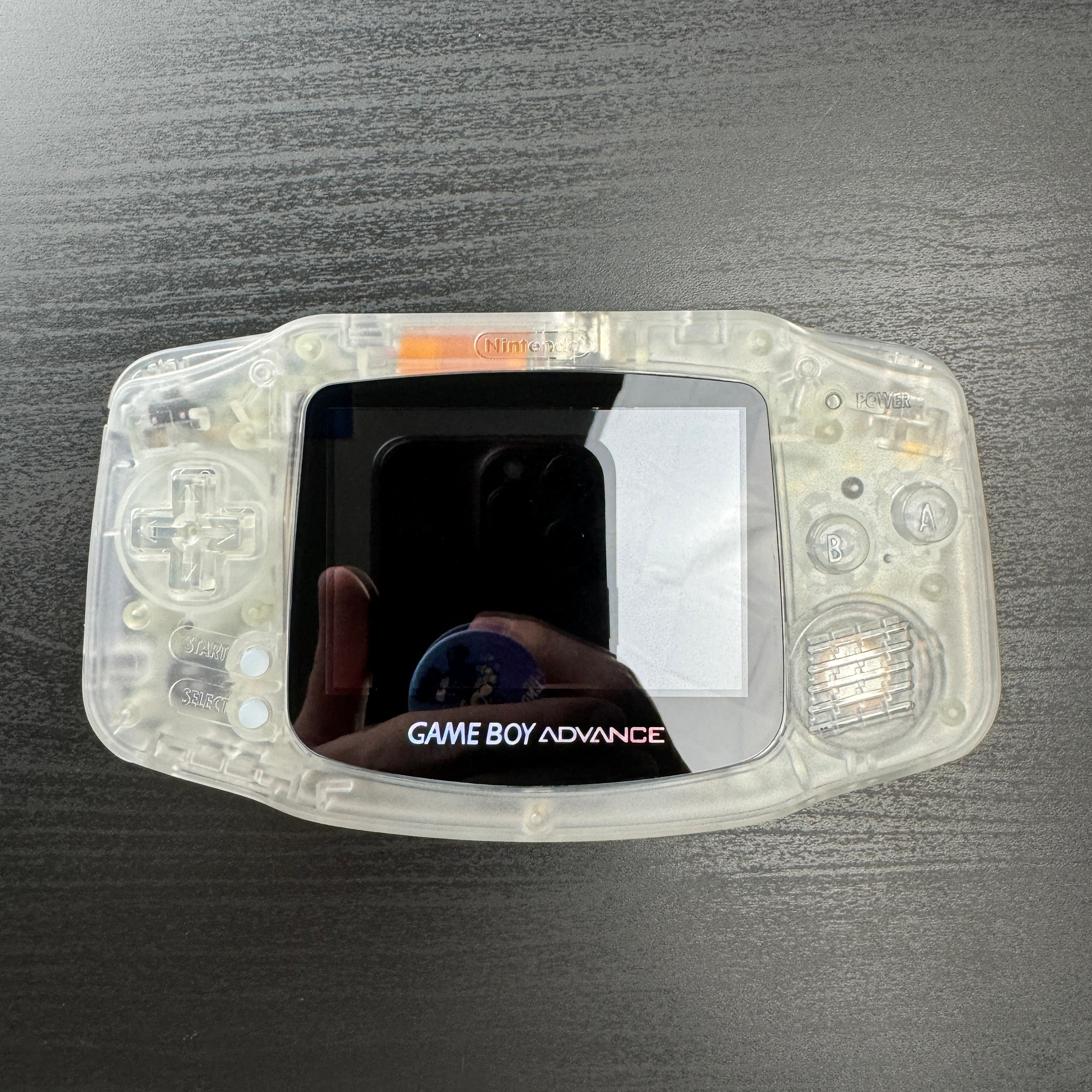 Modded Game Boy Advance W/ IPS V2 Screen (All Clear)