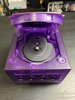 Load image into Gallery viewer, Clear Purple Modded GameCube (New Shell DOL-001)
