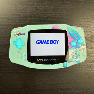 Modded Game Boy Advance W/ Laminated IPS FP 3.0 Screen (Suicune w/ Upgraded FP Pink Mobo)