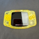 Load image into Gallery viewer, Modded Game Boy Advance W/ Laminated IPS V5 Screen (Clear Yellow)
