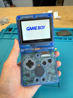 Load image into Gallery viewer, Modded Game Boy Advance SP W/ IPS V5 Screen (Kyogre)
