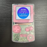 Load image into Gallery viewer, Modded Game Boy Color w/ IPS Display (Clear and Pink)
