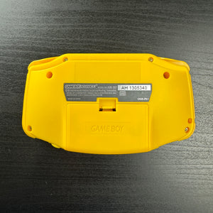 Modded Game Boy Advance W/ IPS V5 Screen (All Yellow)