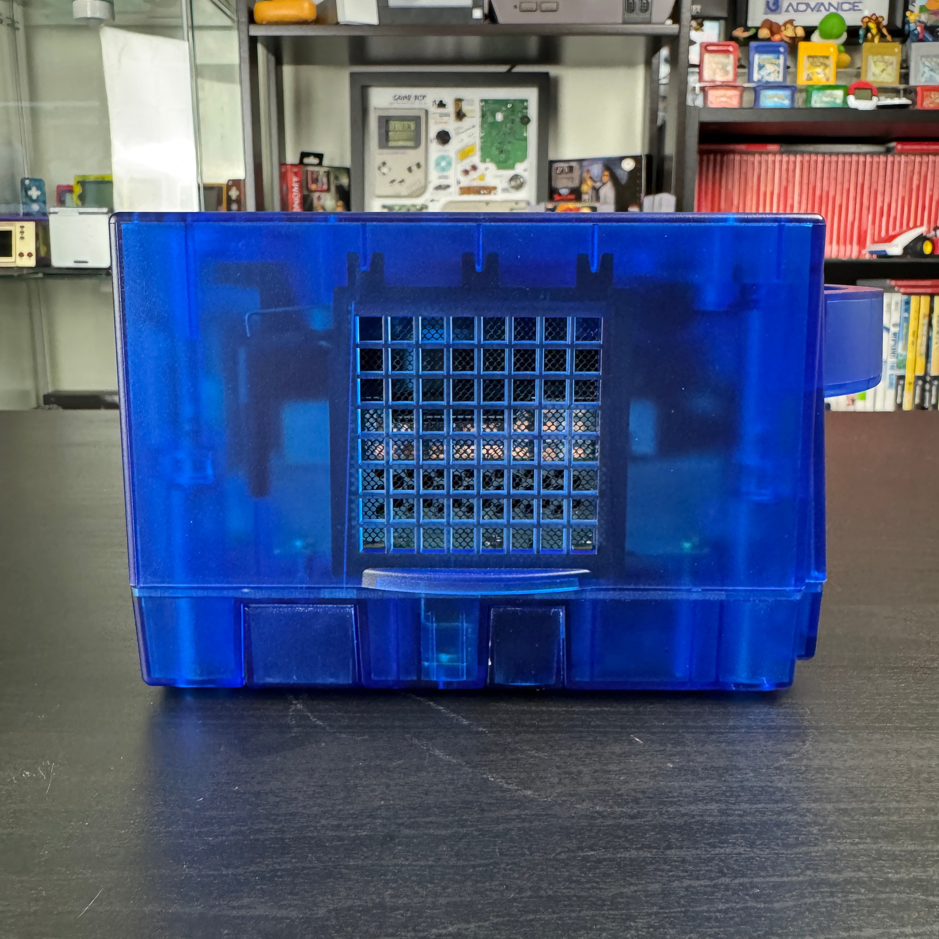 Clear Blue Modded GameCube (New Shell DOL-001)