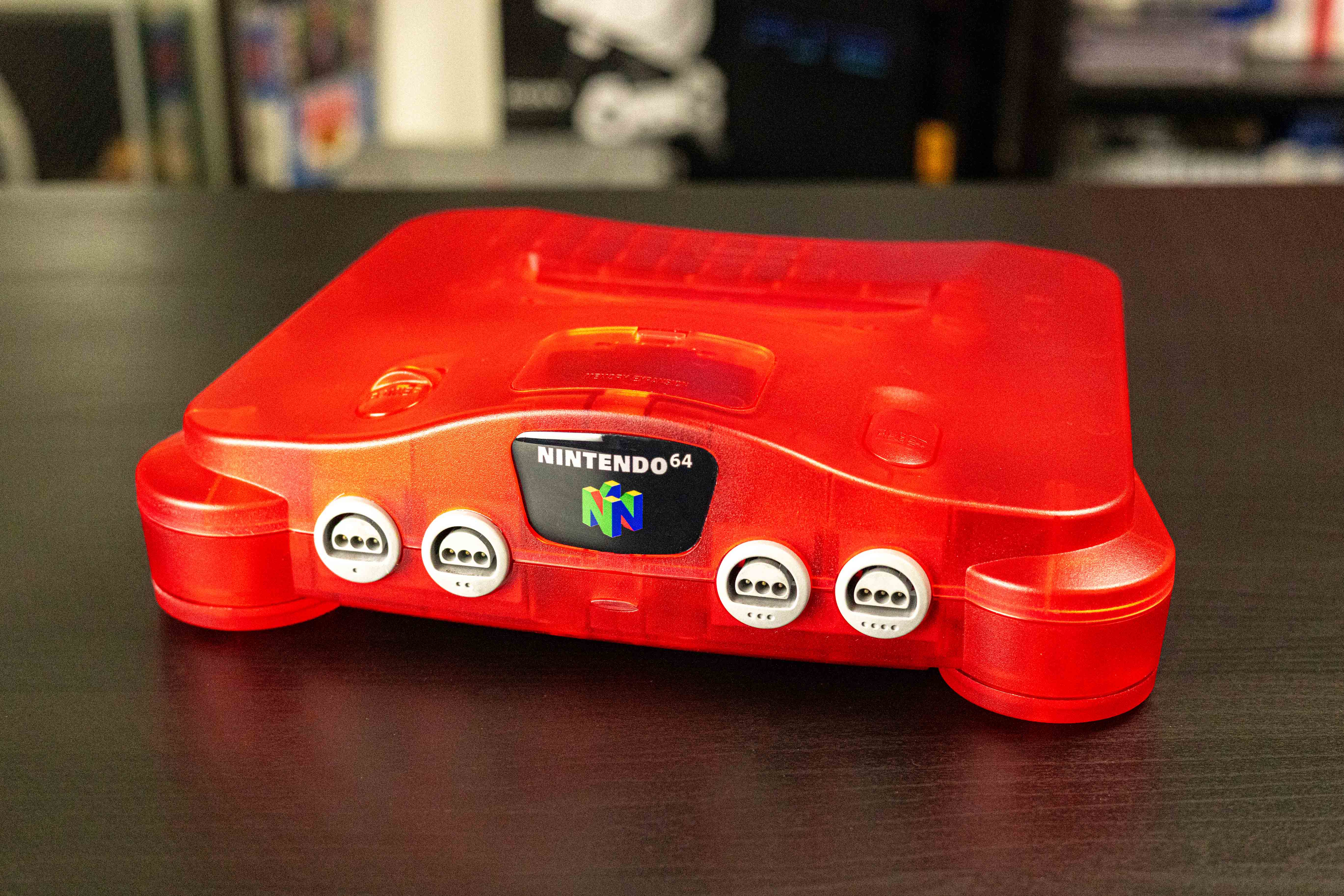 HDMI Modded N64 (Clear Red)