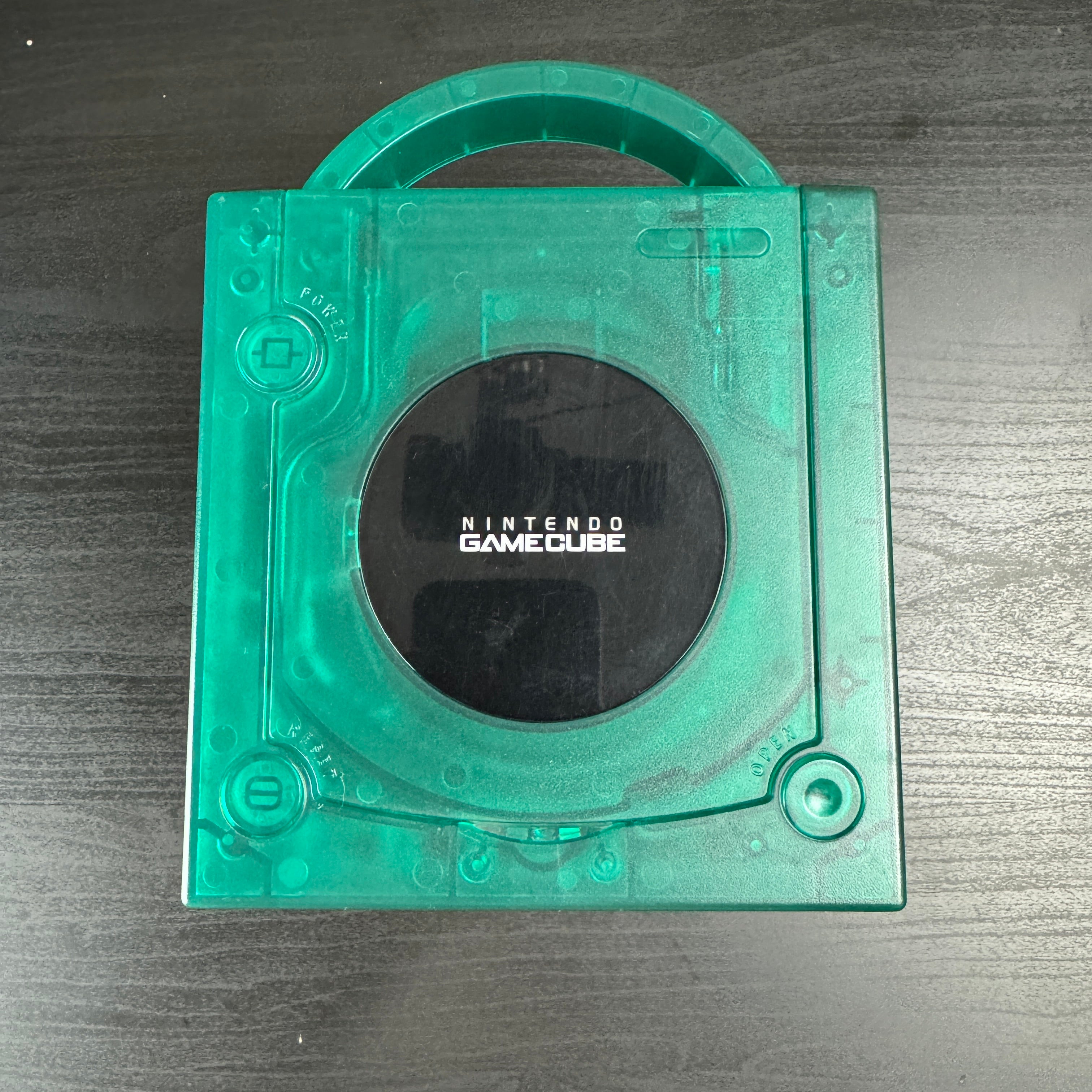 Clear Green Modded GameCube (New Shell DOL-001)