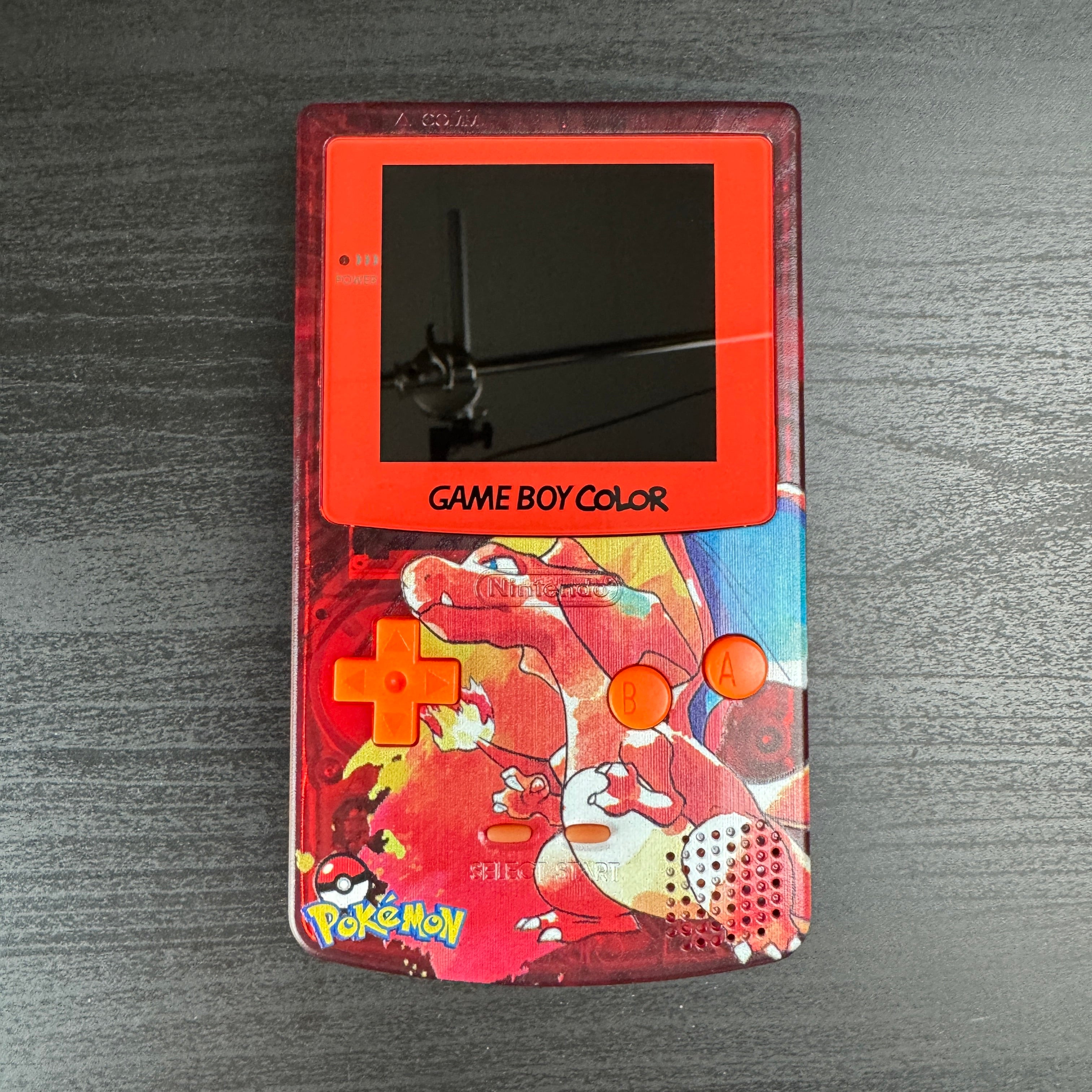 Modded Game Boy Color w/ IPS Display (Charizard)