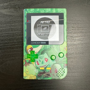 Modded Game Boy Pocket w/ IPS Display (Grass Starters)