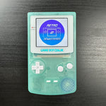 Load image into Gallery viewer, Modded Game Boy Color w/ IPS Display (Clear Cyan and White)
