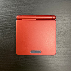 Modded Game Boy Advance SP W/ IPS V2 Screen (Classic Crimson)