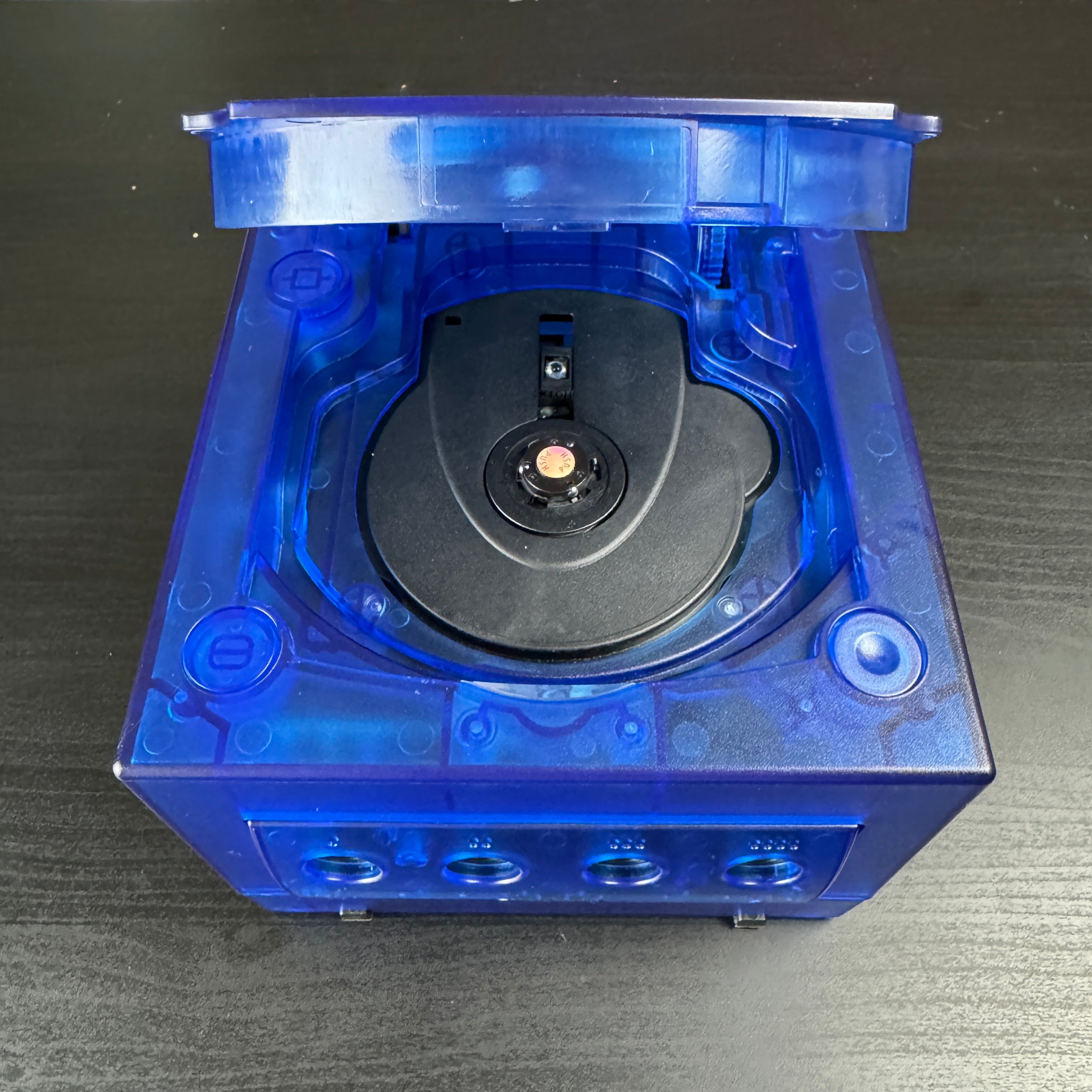 Clear Blue Modded GameCube (New Shell DOL-001)