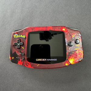 Modded Game Boy Advance W/ IPS V2 Screen (Groudon)
