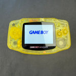 Load image into Gallery viewer, Modded Game Boy Advance W/ Laminated IPS V5 Screen (Clear Yellow)
