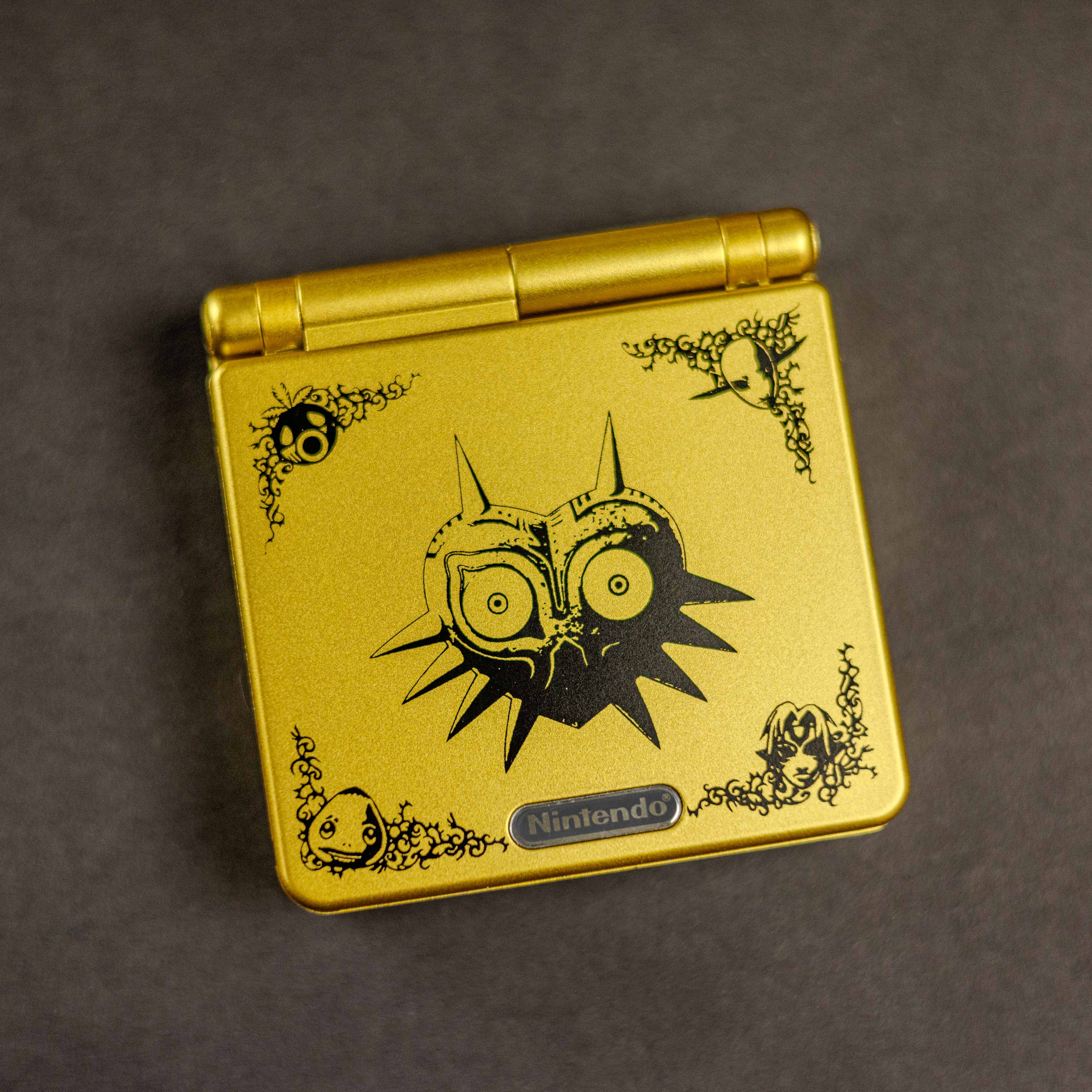 Modded Game Boy Advance SP W/ V5 IPS Screen (Majora’s Mask)