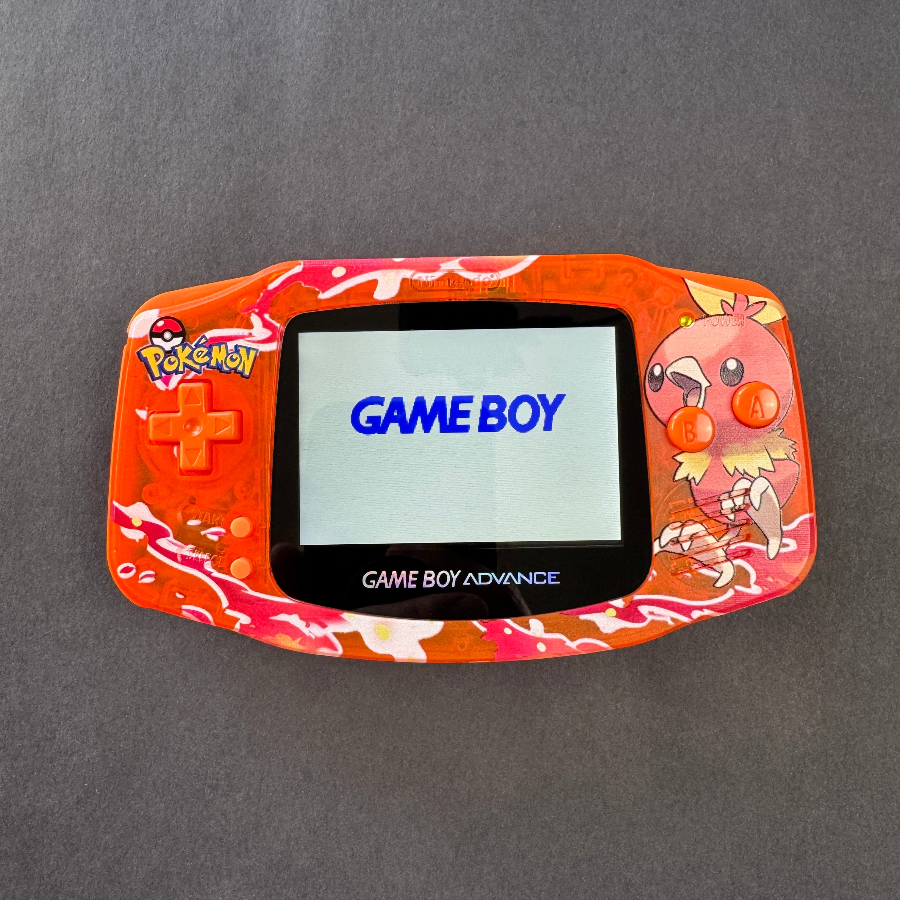 Modded Game Boy Advance W/ IPS V2 Screen (Torchic)