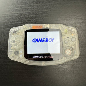 Modded Game Boy Advance W/ IPS V5 Screen (All Clear)