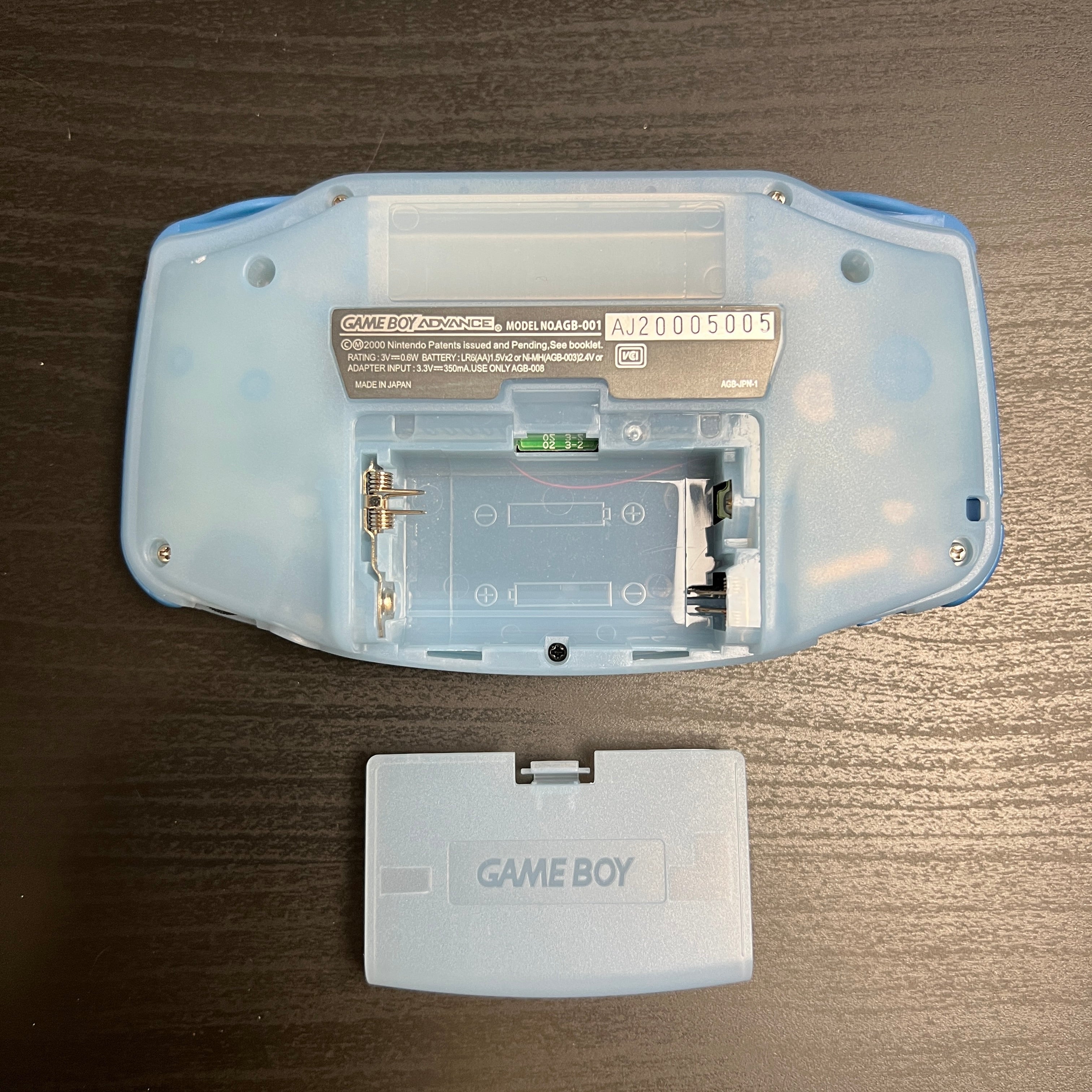 Modded Game Boy Advance W/ IPS Screen (Squirtle)