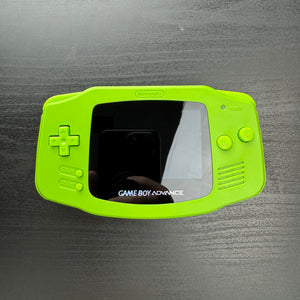 Modded Game Boy Advance W/ IPS V5Screen (Lime)