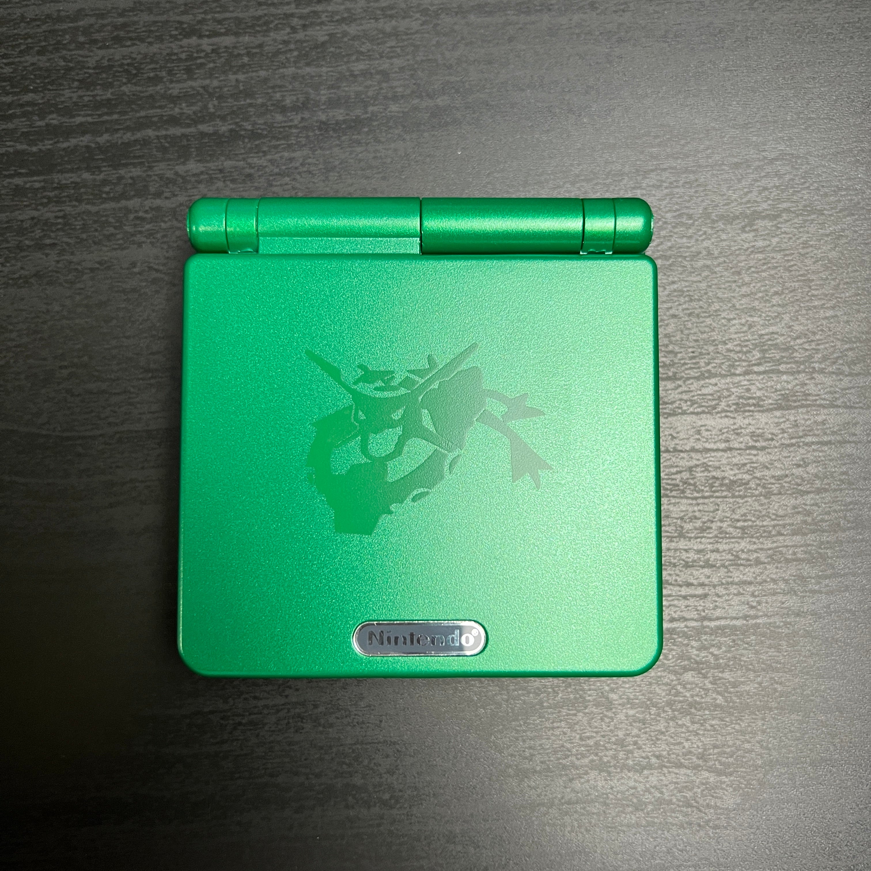 Modded Game Boy Advance SP W/ IPS Screen (Emerald)