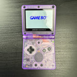 Load image into Gallery viewer, Modded Game Boy Advance SP W/ IPS V2 Screen (Clear Purple)
