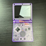 Load image into Gallery viewer, Modded Game Boy Advance SP W/ IPS V2 Screen (Clear Purple)
