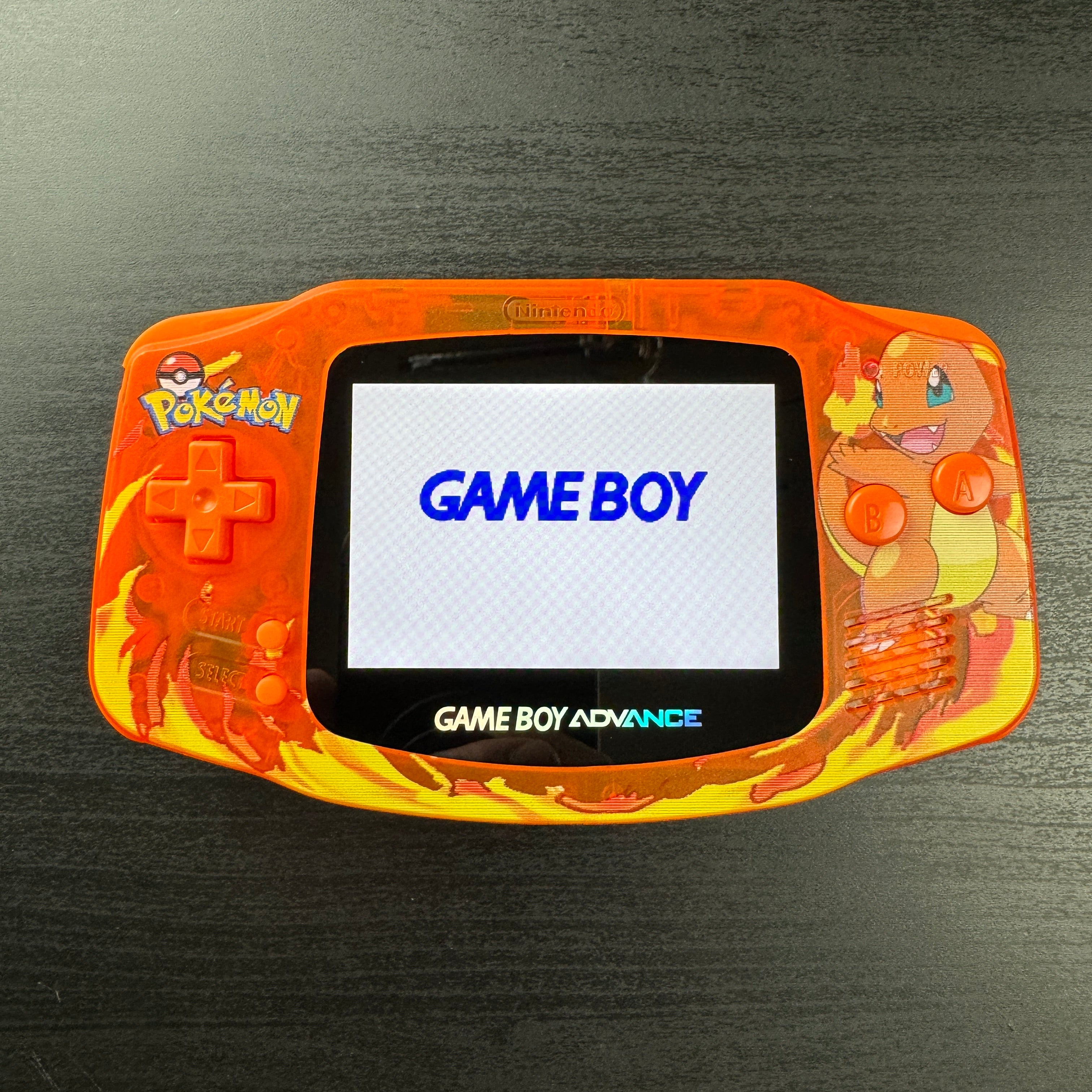 Modded Game Boy Advance W/ IPS M2 Screen (Charmander)