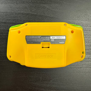 Modded Game Boy Advance W/ IPS V2 Screen (Yellow and Lime)