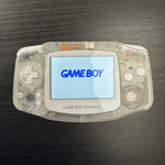 Load image into Gallery viewer, Modded Game Boy Advance W/ Laminated IPS V5 Screen (Clear and White)
