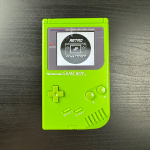 Modded DMG Game Boy w/ RIPS V5 Display (Lime)