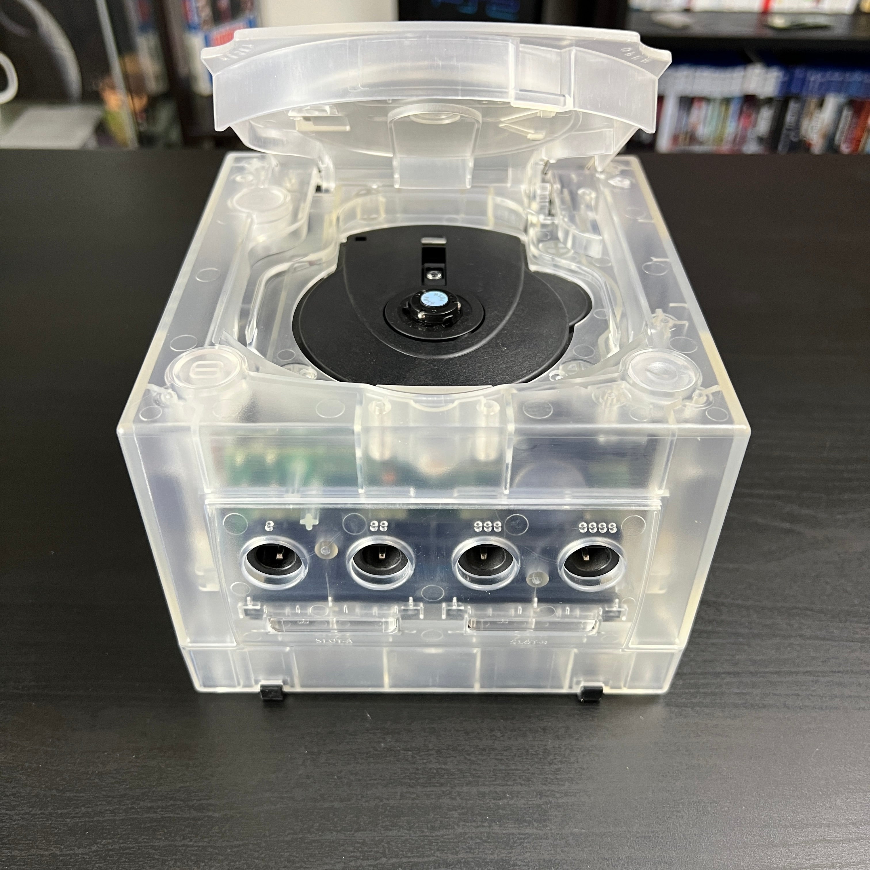 Clear Modded GameCube (New Shell DOL-001)