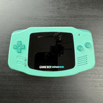 Load image into Gallery viewer, Modded Game Boy Advance W/ Funnyplaying IPS Screen (Cyan)
