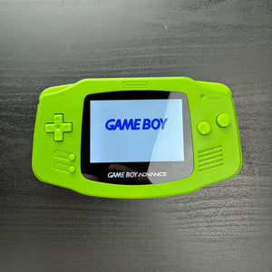 Modded Game Boy Advance W/ IPS V5Screen (Lime)