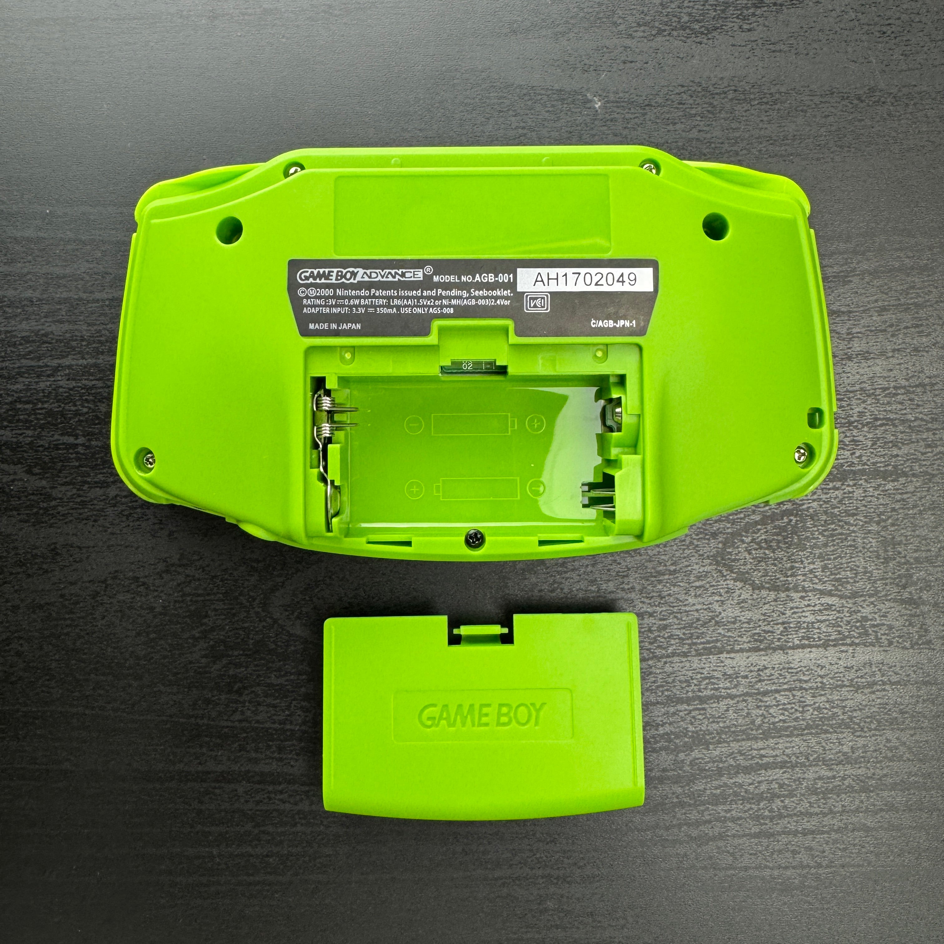 Modded Game Boy Advance W/ IPS V5Screen (Lime)