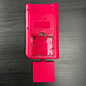 Modded DMG Game Boy w/ RIPS V5 Display (Magenta and White)