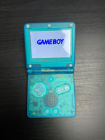 Load image into Gallery viewer, Modded Game Boy Advance SP W/ IPS V2 Screen (All Blue)
