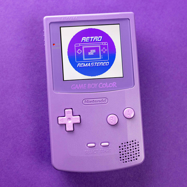 Gameboy Color Broken Modded Game Boy Color W/ IPS Display (Purple