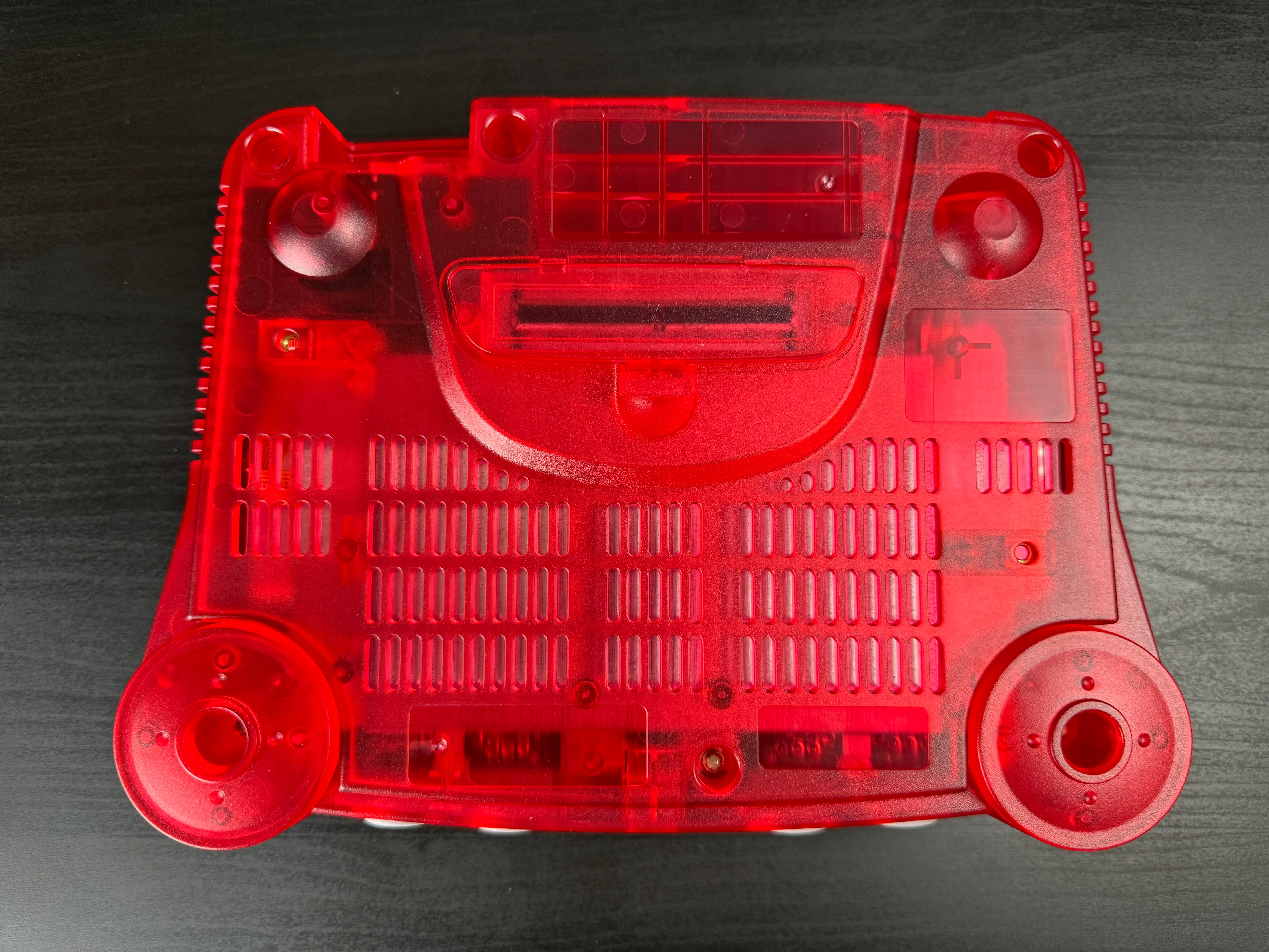 HDMI Modded N64 (Clear Red)