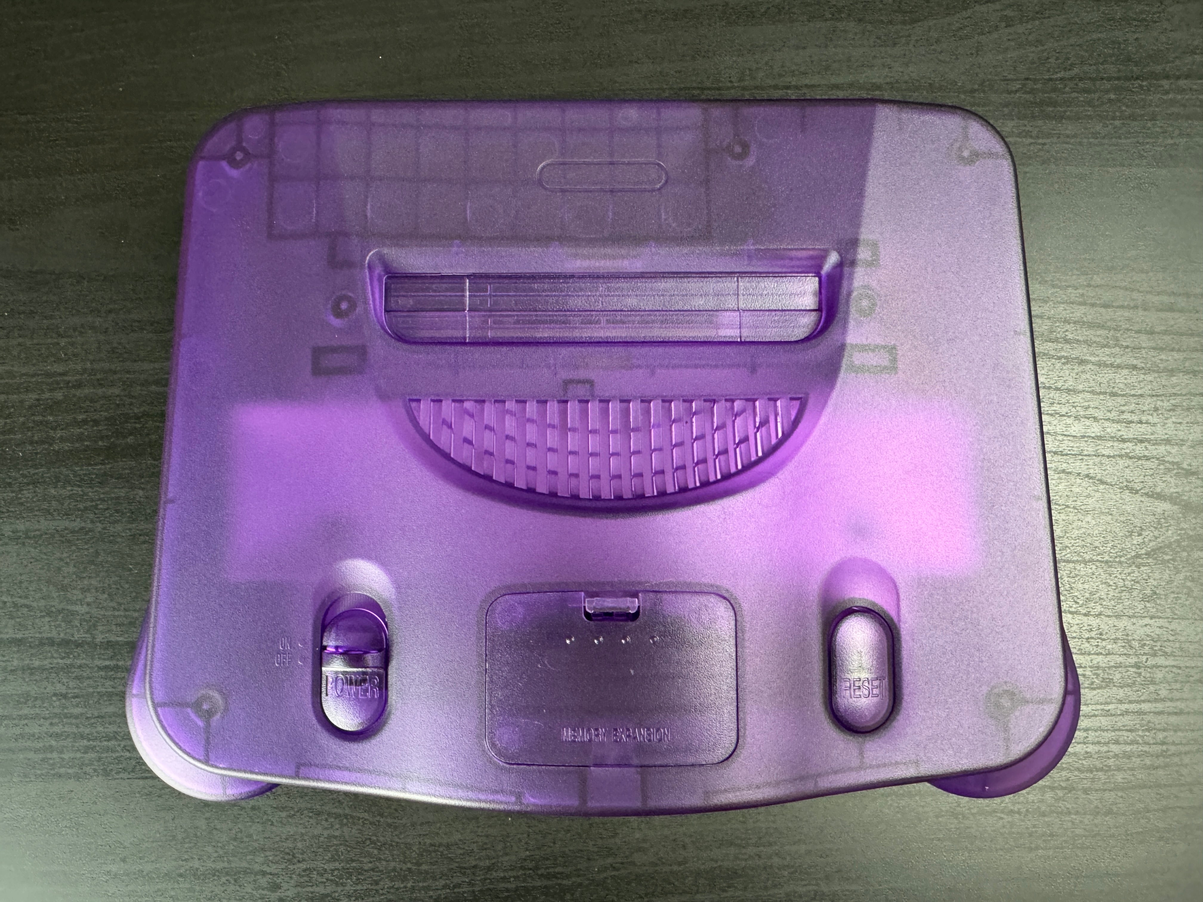 HDMI Modded N64 (Clear Purple)