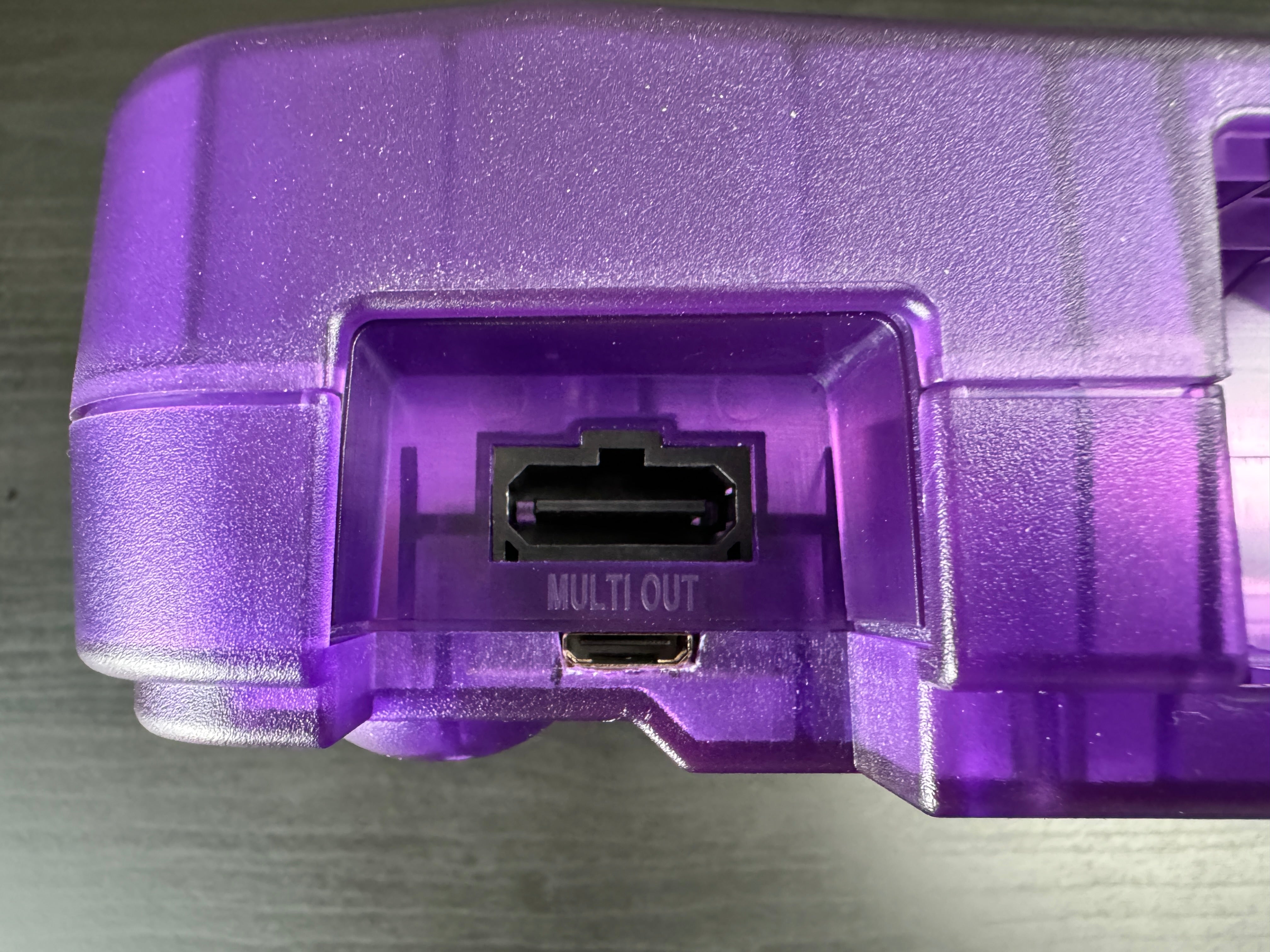 HDMI Modded N64 (Clear Purple)