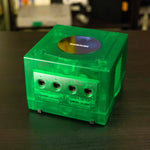 Load image into Gallery viewer, Clear Green Modded GameCube (New Shell DOL-001)
