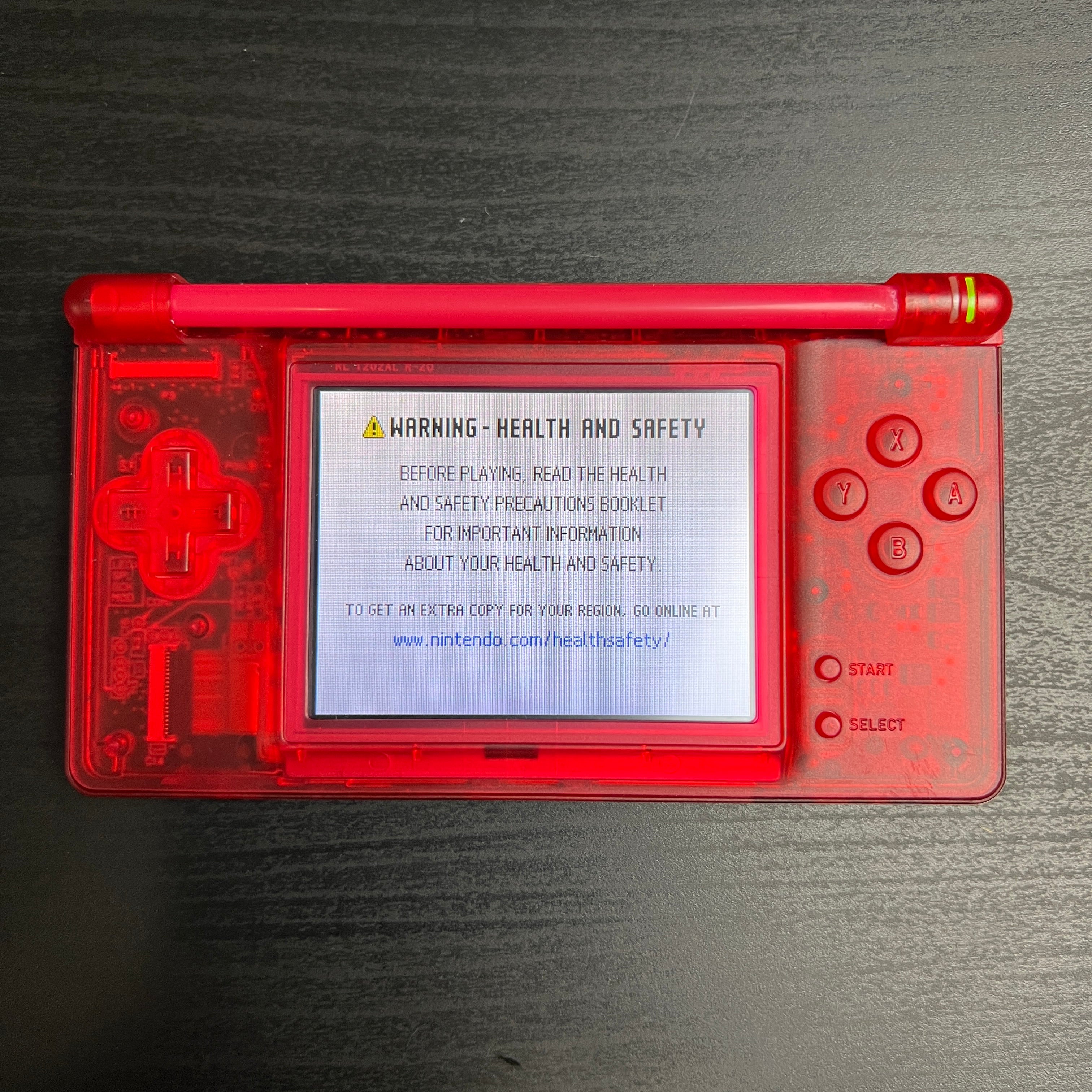 Game Boy Macro (All Clear Red)