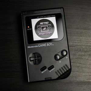 Modded DMG Game Boy w/ RIPS V5 Display (All Black)