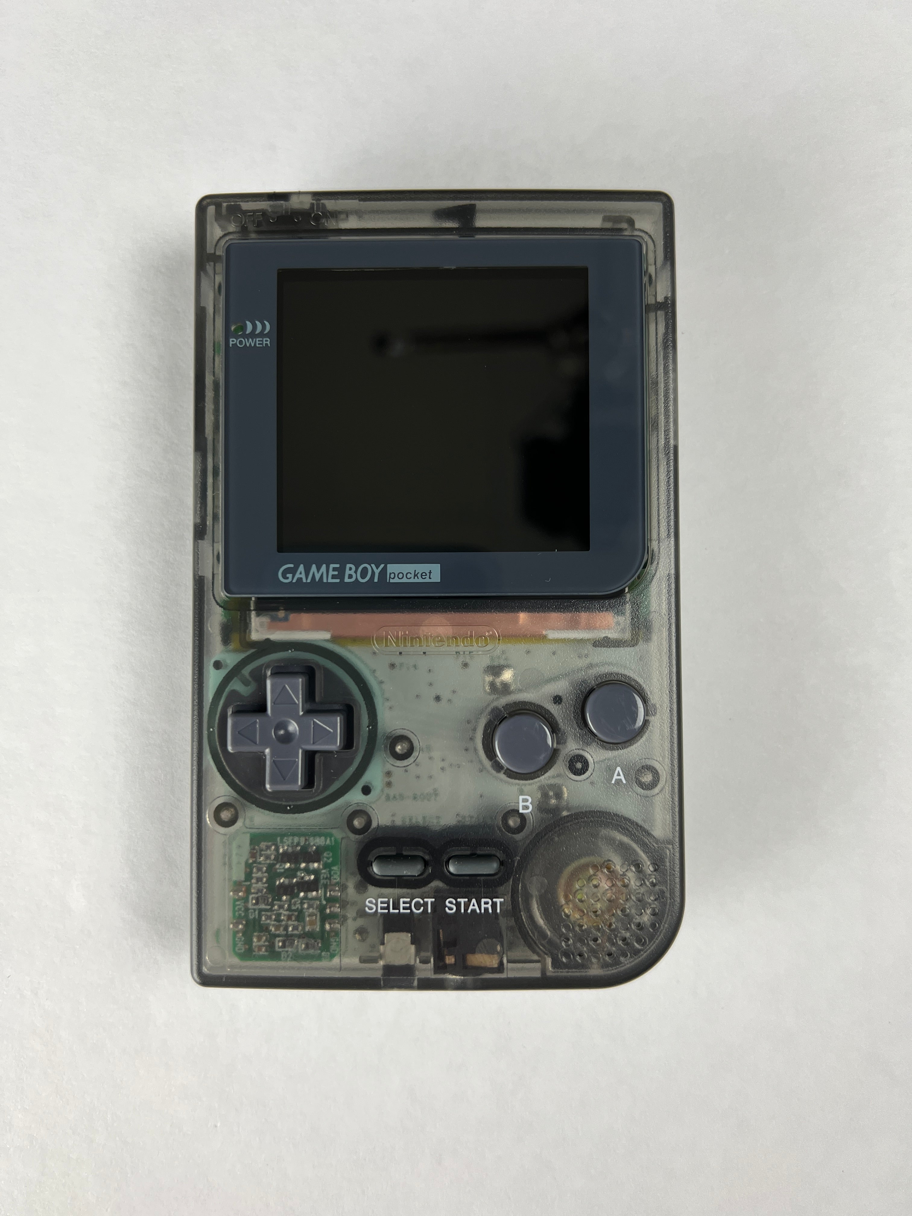 Modded Game Boy Pocket w/ IPS Display (Clear Black)